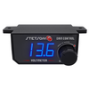 Stetsom 4in1 Universal Bass Knob Gain Control + Voltmeter + On/Off Switch + High to RCA Input Converter, Blue LED Display, One Touch On/Off Display, Continuous Touch On/Off Amplifier