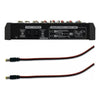 Stetsom STM1206 Mixer Automotive with Frequency from 1HZ ~ 75KHz with 6 Input Channels 4 Equalization Bands Per Channel and 2 Output Channels Main & Auxiliar