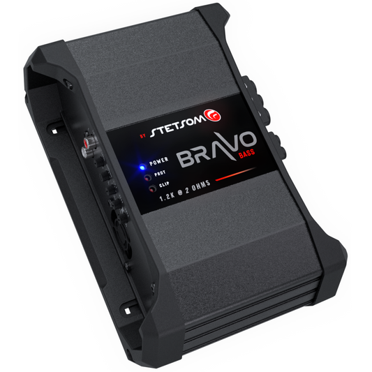 Stetsom BRAVO BASS 1.2k Digital Subwoofer Amplifier Mono 1 Channel Class D 1200 Watts RMS