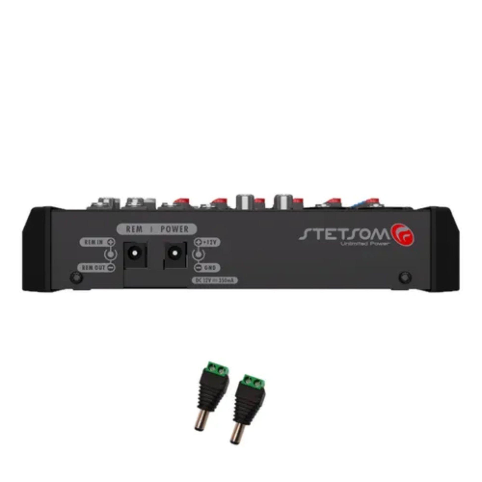 Stetsom STM1206 Mixer Automotive with Frequency from 1HZ ~ 75KHz with 6 Input Channels 4 Equalization Bands Per Channel and 2 Output Channels Main & Auxiliar