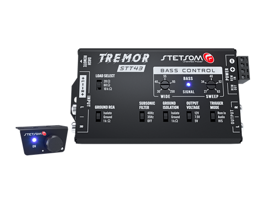 Stetsom STT43 Tremor PRO - Bass Restoration Digital Processor with Bass knob & 16.4 RJ11 Cable