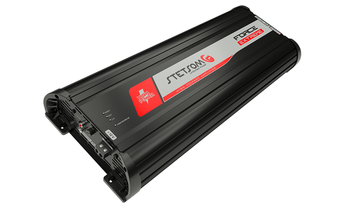 Stetsom FORCE EXTREME ☠️⚡️HIGH VOLTAGE⚡️☠️ - Mono Car Audio Amplifier (180,000 Watts RMS)