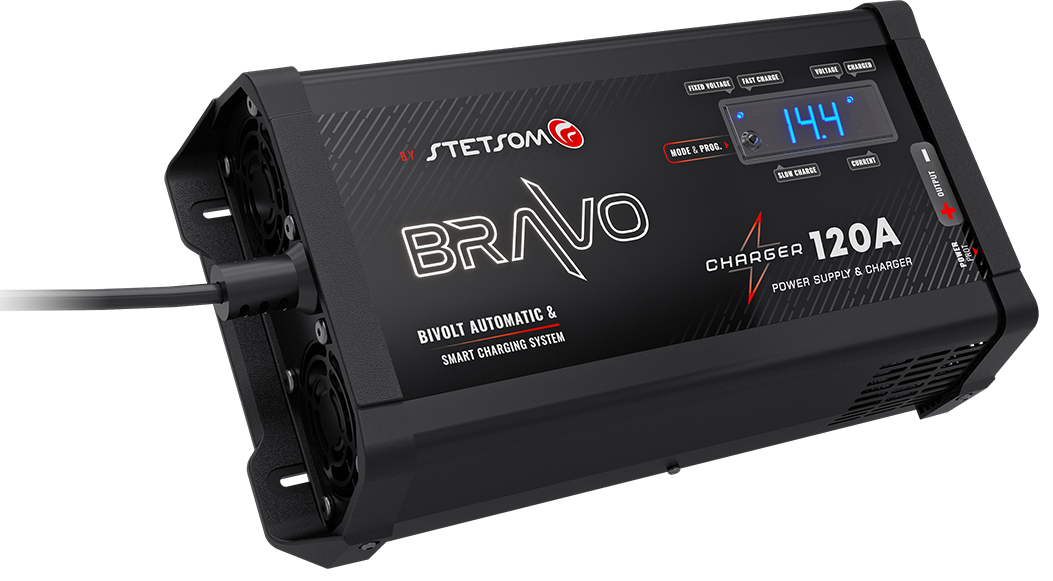 Chargeur De Batterie Stetsom Infinity 120A, Bivolt - Neuf, Fabrication Brésilienne