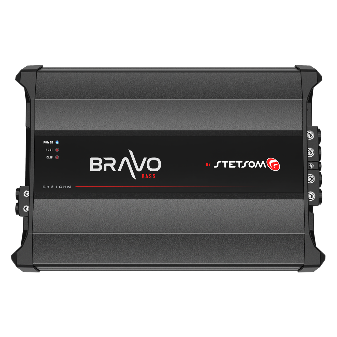 Stetsom BRAVO BASS 5K Digital Subwoofer Amplifier Mono 1 Channel Class D 5000 Watts RMS