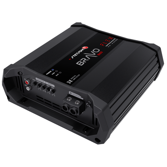 Stetsom Bravo BASS Flex 3K Mono Class D Car Audio Amplifier, Automatic Impedance System 0.5 to 2 Ohms