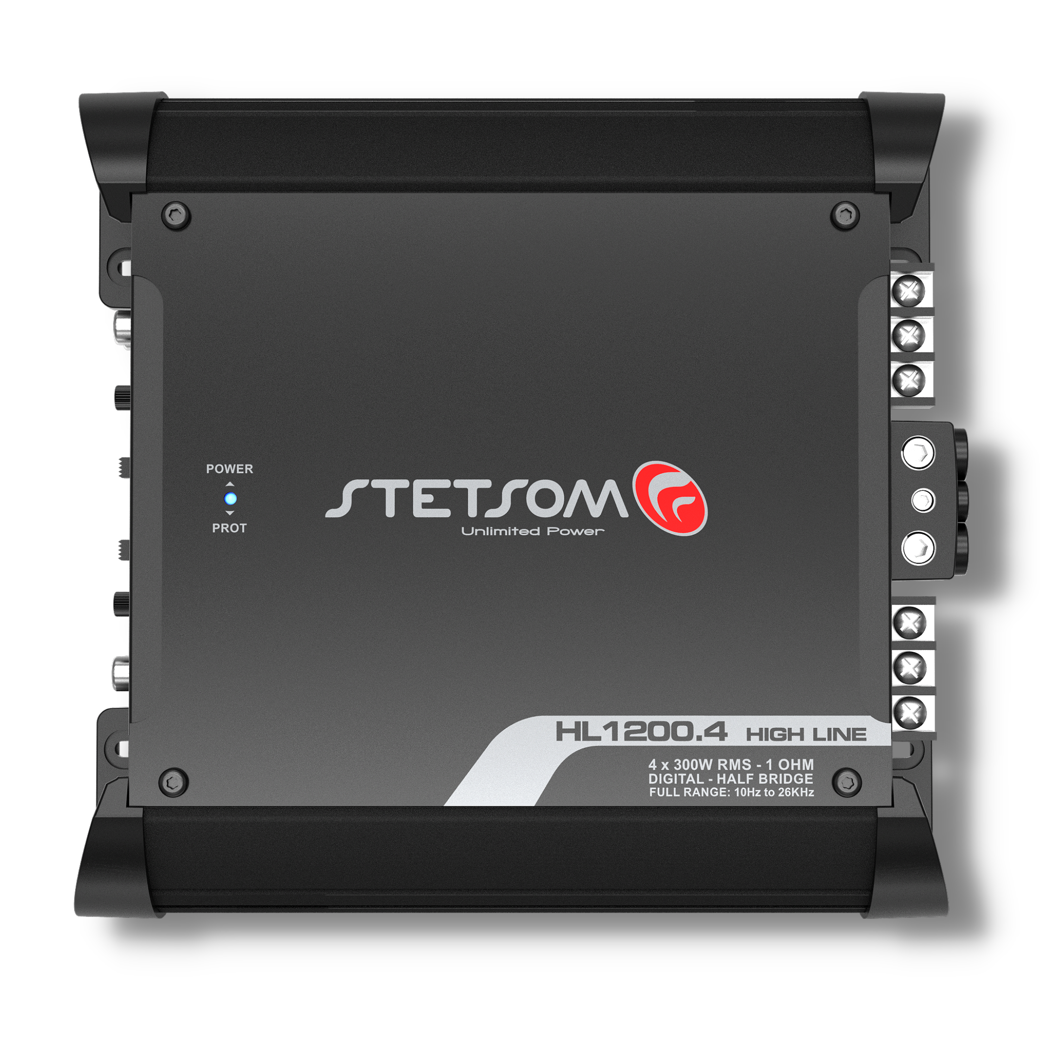 Stetsom HL 800.4 Amplifier - 4 Channel 800 Watt Class D Car Audio Amp 1 Ohm Stable