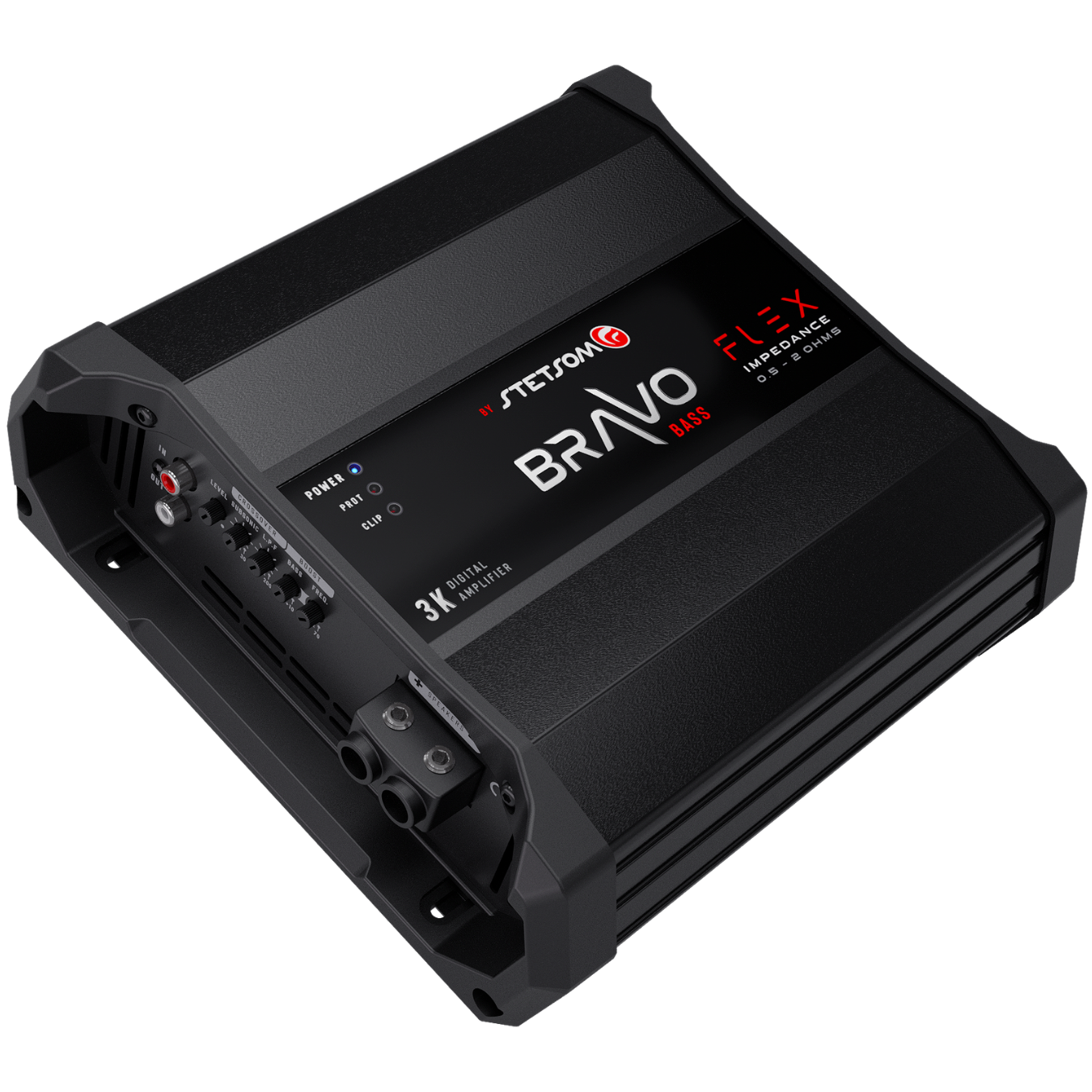 Stetsom BRAVO BASS Flex 3K 0.5~2ohm (Auto) Mono Class D Car