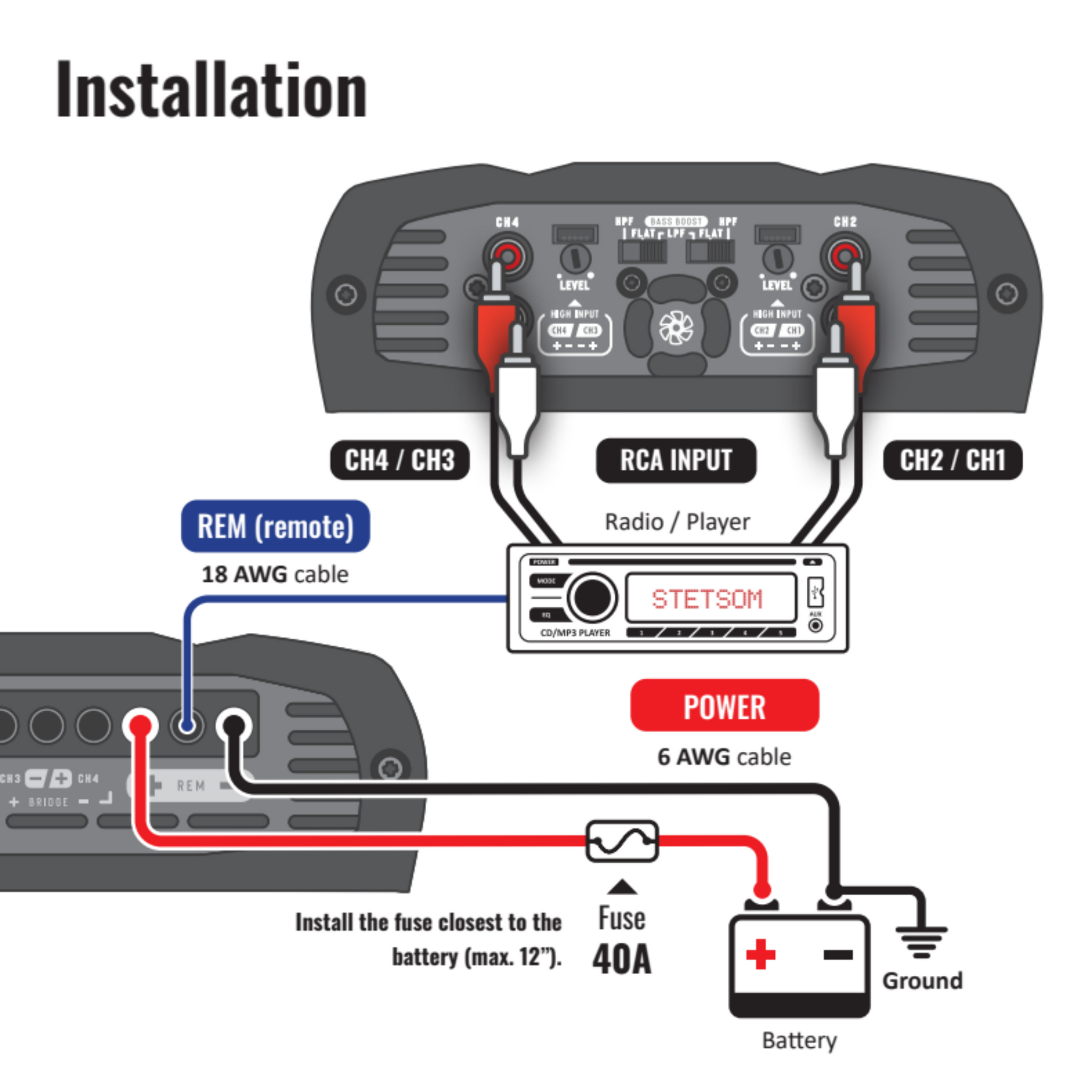 Audio Amplifier Connecting Powered Speakers To Amplifier Channel Amp Connecting Multiple Speakers To An Amplifier Dual