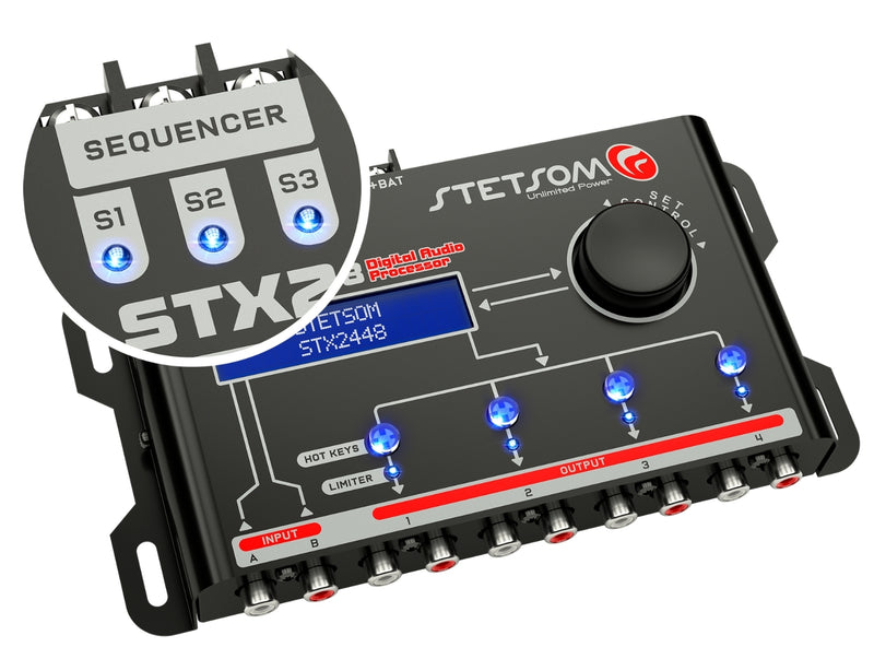 Procesador de señal digital DSP Stetsom | STX Car Audio bluetooth