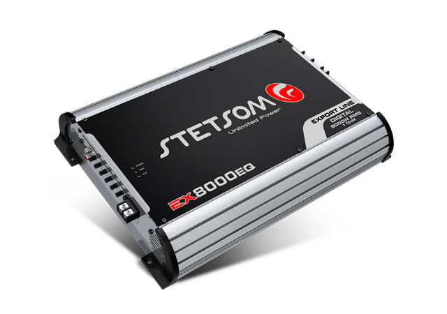 Stetsom EX 8000 EQ 1 Channel Digital Amplifier Full Range Class D 8k RMS