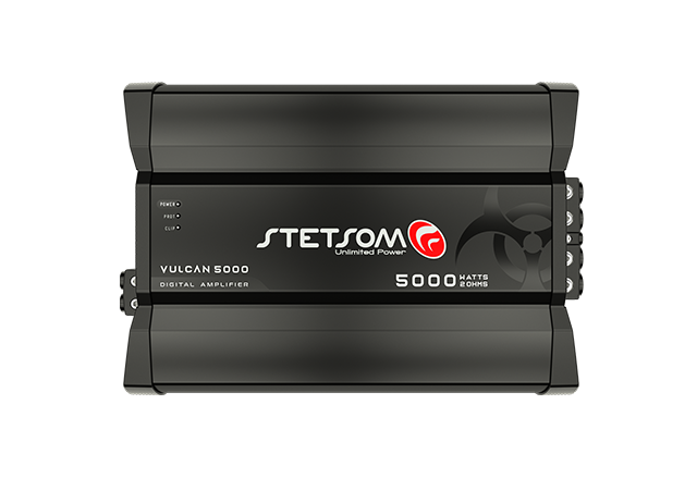 Stetsom Vulcan 5000 Mono Amplifier - Full Range Car Audio Amp 5K RMS