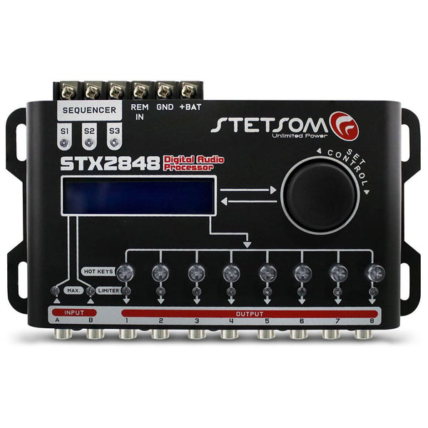 Processador Áudio Stetsom STX2436 Bluetooth - Connect Parts